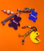 Teddy To-Go Purple Personalized Key/Bag Charm - Image 2