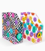 Plexiglass Paper Organizer Folder, Tile Faces - Image 3