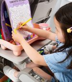 Kids Ride-on Suitcase, Dusty Pink - Image 6