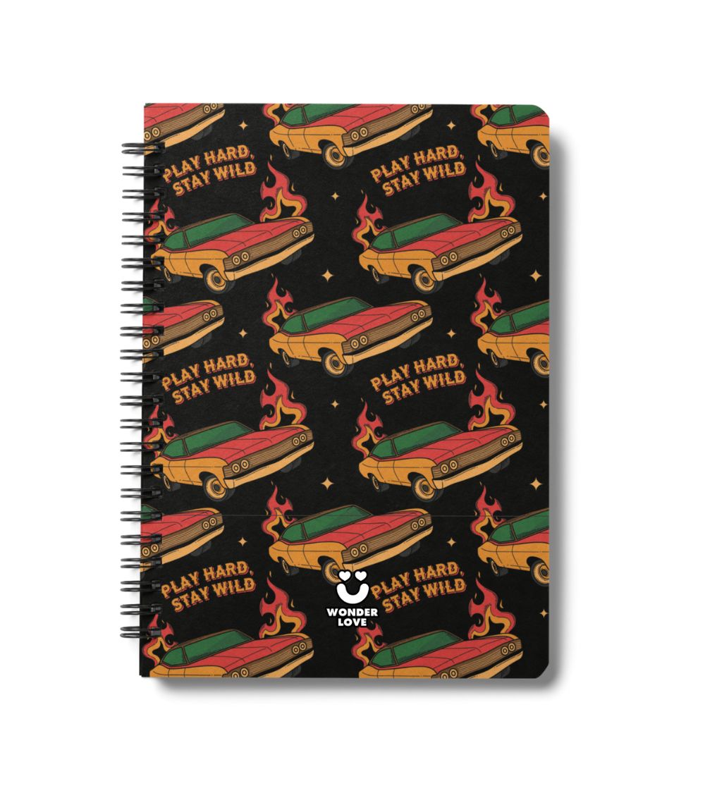 17 Start Your Playgines 17x25 Spiral Notebook - Image 1
