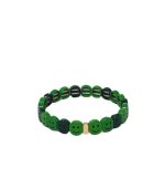 Mamacita Smiley Tile Bracelet, Shades of Green