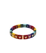 Mamacita Little Love Tiles Bracelet Multicolor