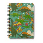 Jurassic Journey 17x25 Spiral Notebook