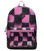 Heritage Youth Backpack Stencil Checker Opera Mauve