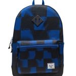 Heritage Youth Backpack Stencil Checker Sodalite Blue