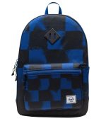 Heritage Youth Backpack Stencil Checker Sodalite Blue
