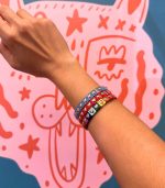 Mamacita Little Love Tiles Bracelet Red - Image 2