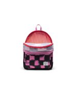 Heritage Kids Backpack Stencil Checker Opera Mauve - Image 2