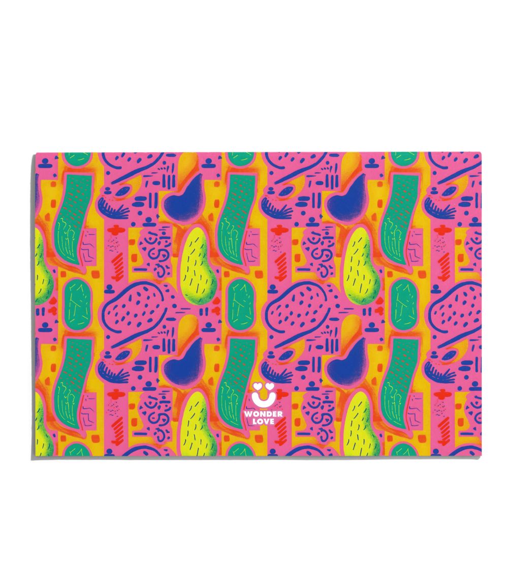 24 Unruled & Unbothered A4 Colouring Pad - Image 1