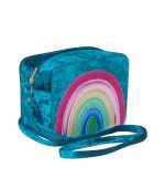 Radiant Rainbow Velvet Bag