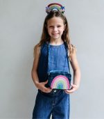 Radiant Rainbow Velvet Bag - Image 3