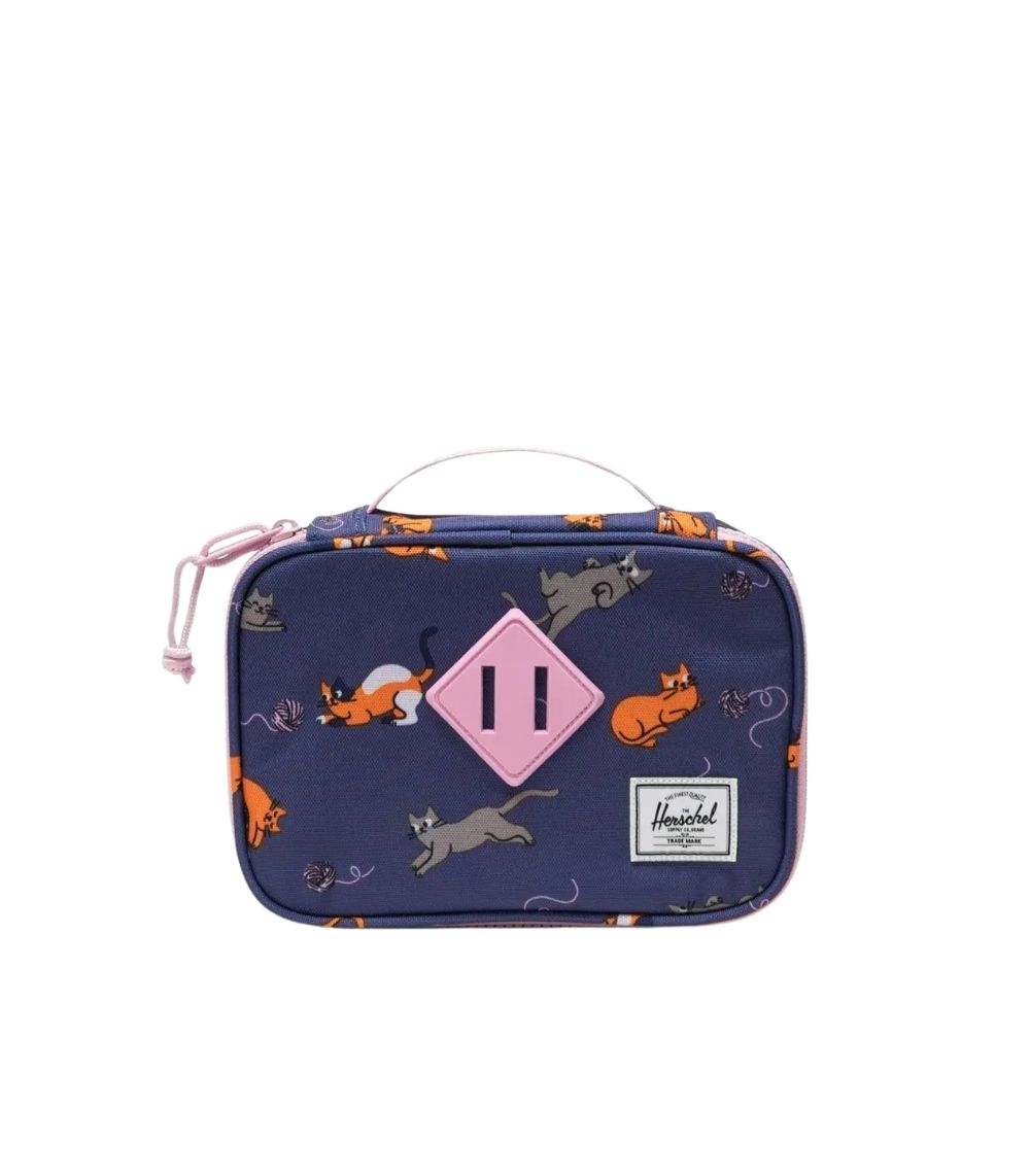 286 Heritage Pencil Case Playing Cats - Image 1