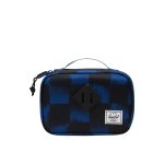 Heritage Pencil Case Stencil Checker Sodalite Blue
