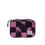 Heritage Pencil Case Stencil Checker Opera Mauve