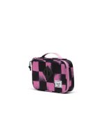 Heritage Pencil Case Stencil Checker Opera Mauve - Image 3