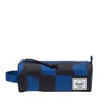 Settlement Pencil Case Stencil Checker Sodalite Blue