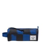 Settlement Pencil Case Stencil Checker Sodalite Blue