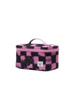 Heritage Lunch Box Stencil Checker Opera Mauve