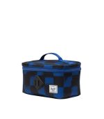 Heritage Lunch Box Stencil Checker Sodalite Blue