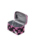 Heritage Lunch Box Stencil Checker Opera Mauve - Image 2