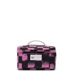 Heritage Lunch Box Stencil Checker Opera Mauve - Image 4