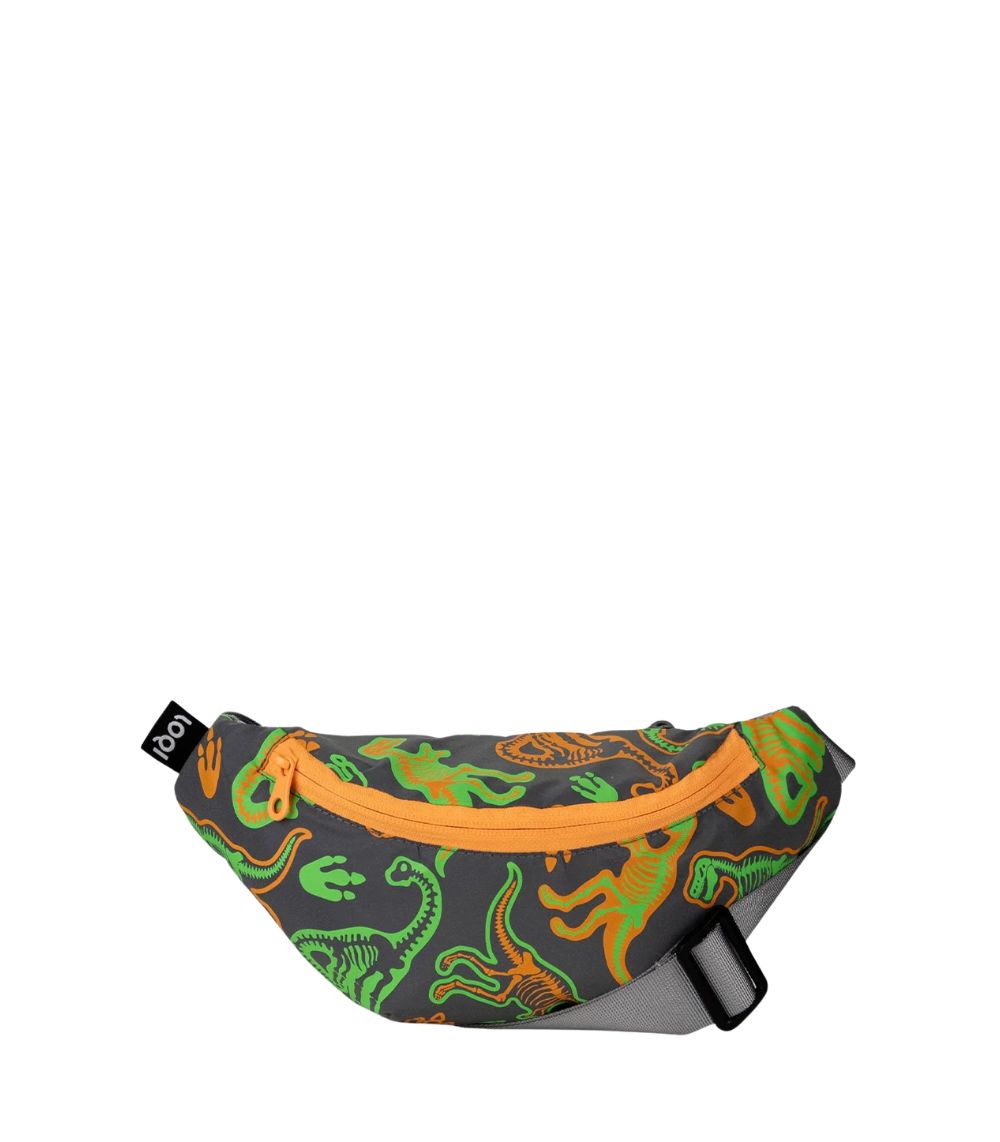 37 Dinosaur Skeleton Reflective Medium Bumbag - Image 1