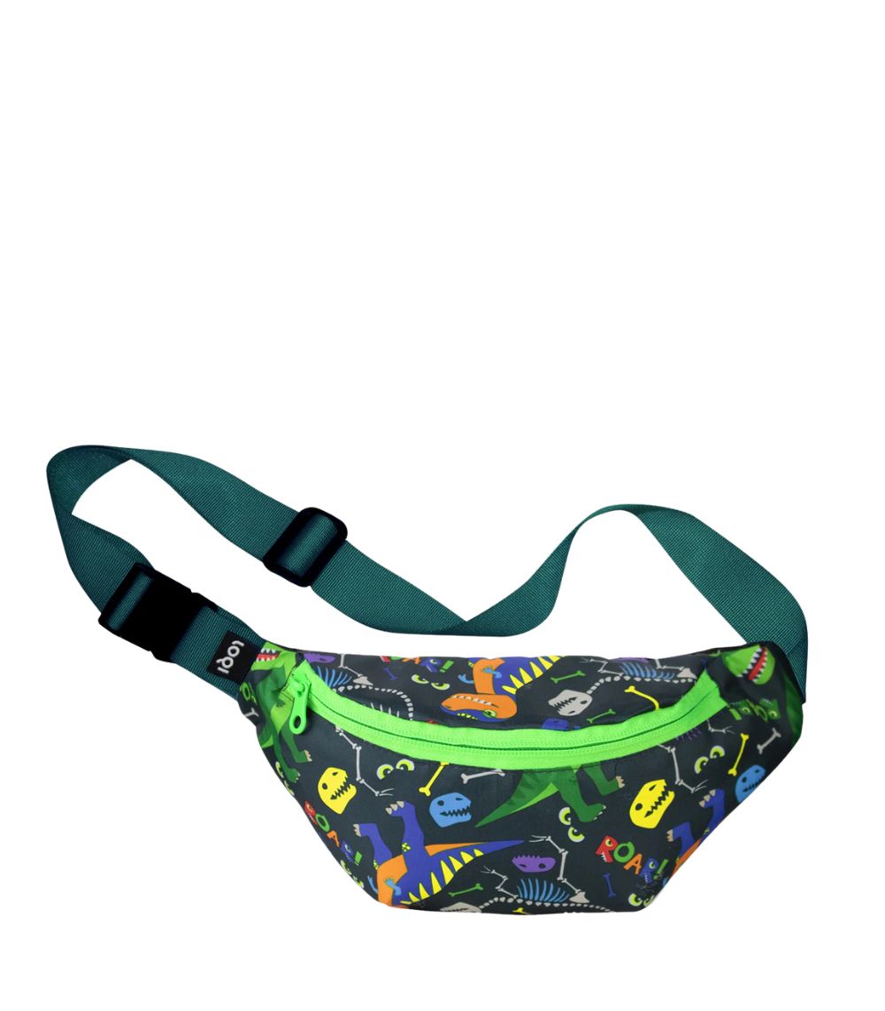 39 Dinosaur Roar Recycled Medium Bumbag - Image 1