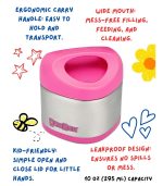 Yumbox Cubi Stainless Steel Thermal Food Jar, Berry Pink - Image 6