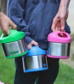 Yumbox Cubi Stainless Steel Thermal Food Jar, Surf Blue - Image 6