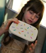 Stainless Steel Lunchbox With Removable Compartments, Confetti - Image 2
