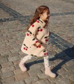 Fuzzie Coat, Ma Grande Cerise - Image 2