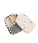 Stainless Steel Lunchbox With Removable Compartments, Confetti - Image 3