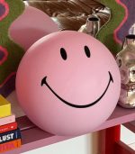 Smiley XL Lamp, Pink - Image 3