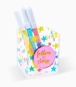 Plexiglass Pencil Cup, Stars - Image 2
