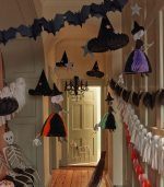 Meri Meri Flying Honeycomb Witch Decorations (x 3) - Image 2