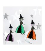 Meri Meri Flying Honeycomb Witch Decorations (x 3) - Image 4