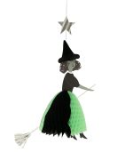 Meri Meri Flying Honeycomb Witch Decorations (x 3) - Image 5