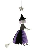 Meri Meri Flying Honeycomb Witch Decorations (x 3) - Image 6