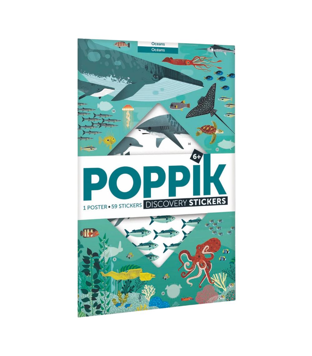 61 Discovery Stickers - Animals Of The Ocean - Image 1