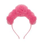 Pink Ruffle Flower Headdress