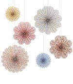 Meri Meri x Liberty Paper Pinwheel Decorations (x 6)