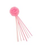Pink Ruffle Flower Wand
