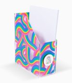 Plexiglass Paper Organizer Folder, Rainbow - Image 2