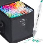 Ohuhu Oahu 100 Colors Dual Tips Alcohol Art Markers, Fine & Chisel - Image 2