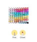 Ohuhu Oahu 100 Colors Dual Tips Alcohol Art Markers, Fine & Chisel