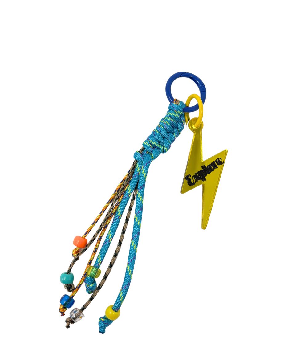 Personalized keycharm bag (5) Personalized Thunder Bag Charm - Image 1