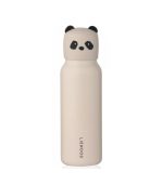 Falk Water Bottle With Panda Lid 350 ml, Sandy - Image 3
