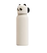Falk Water Bottle With Panda Lid 350 ml, Sandy