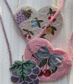 Beaded Heart Bag, Vitamins - Image 4