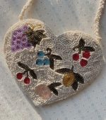 Beaded Heart Bag, Vitamins - Image 3